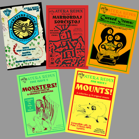 Zine Collection: Atera Redux Issues 1-5