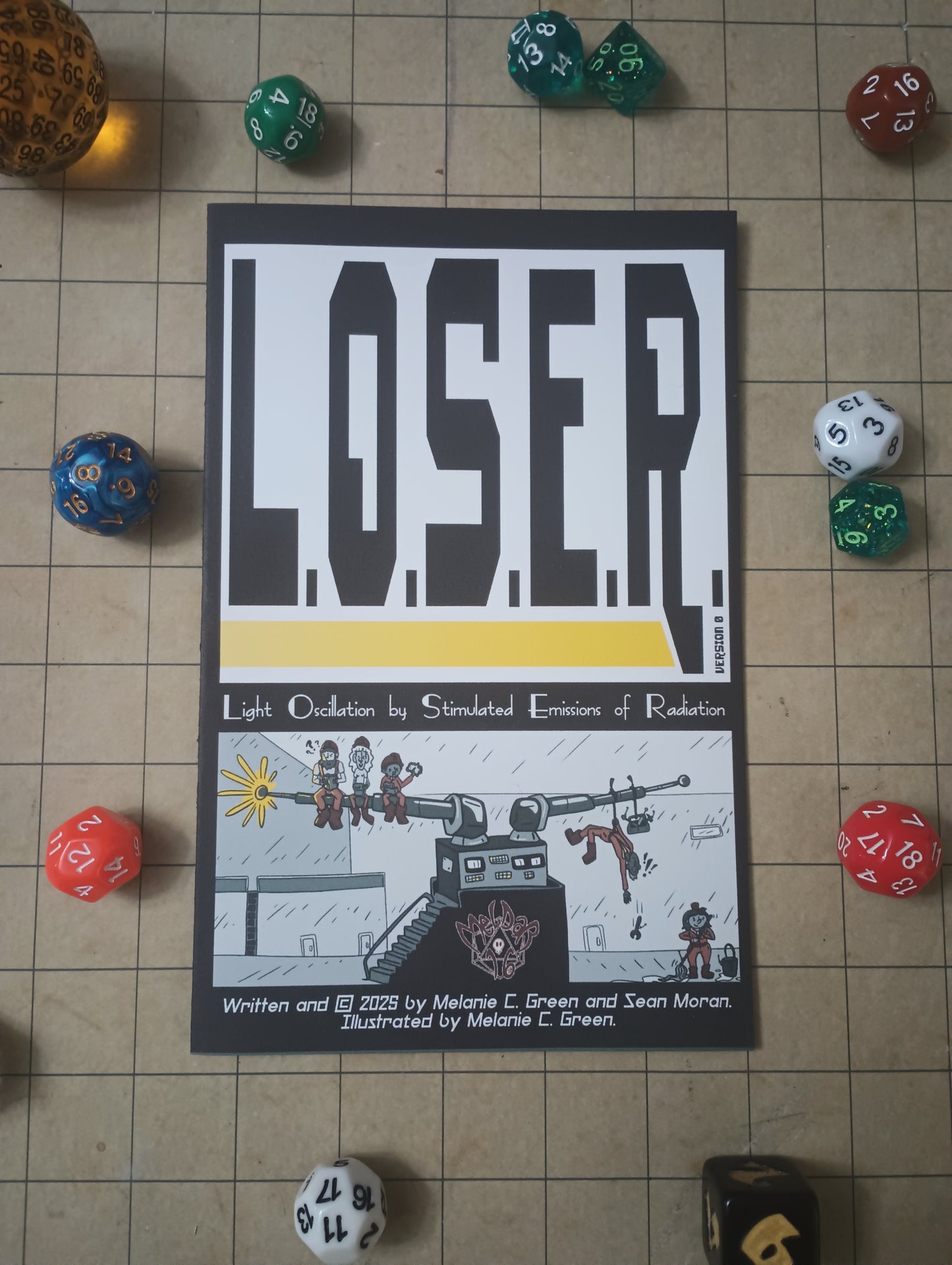 L.O.S.E.R. (Light Oscillation by Stimulated Emissions of Radiation)